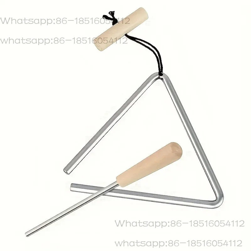 Triangle Beater Music - 1-teiliges professionelles Dreieck-Instrumentenset, lustiges Percussion-Musikinstrument mit