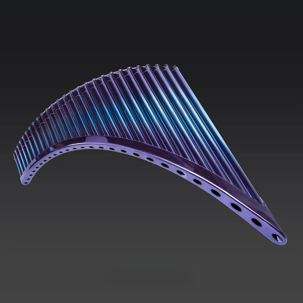 Musical Instrument Pipe - Gebogene 26-Pfeifen-Flöte für Anfänger, Kinder-Panflöte, Erwachsenen-Profi-Panflöte,