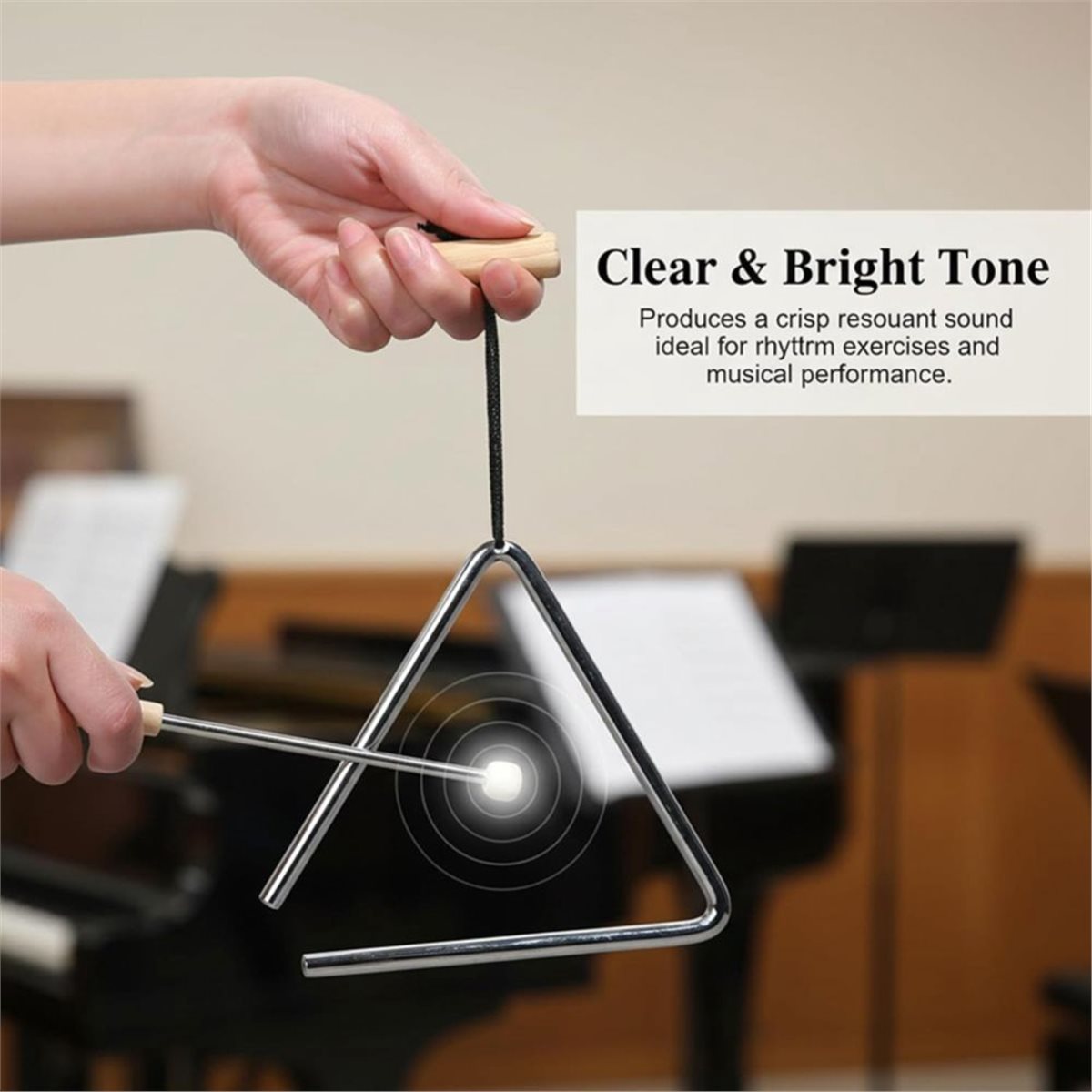 Triangle Beater Music - [MEGA SALE] 2 Stück 6 Zoll