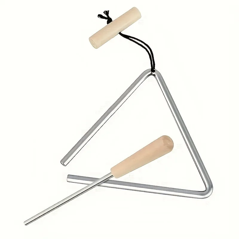 Triangle Beater Music - 1-teiliges professionelles Dreieck-Instrumentenset, lustiges Percussion-Musikwerkzeug mit