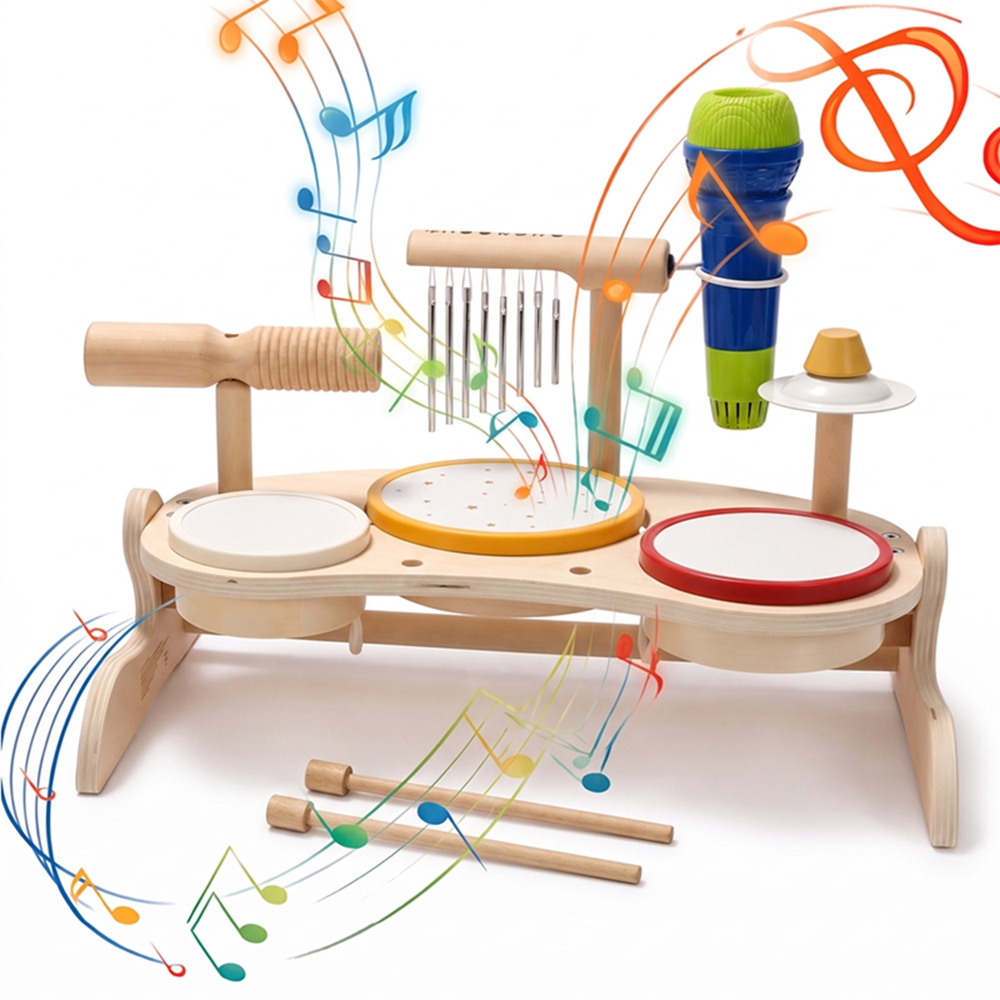Kinder Holztrommel-Set Musiksp – Musical Instrument Harmonium Bewertung und Preis