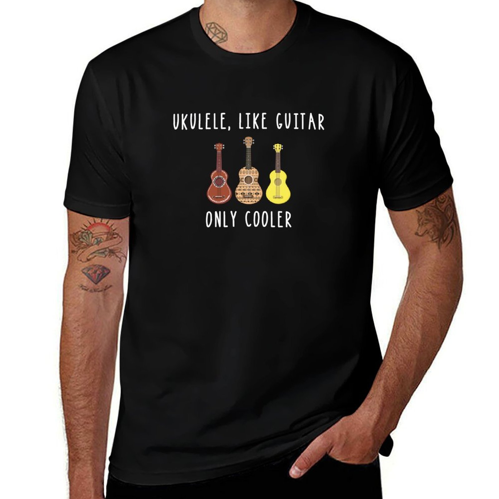 Ukulele-T-Shirt, das wie eine  – Musical Instrument Like Guitar Bewertung und Preis